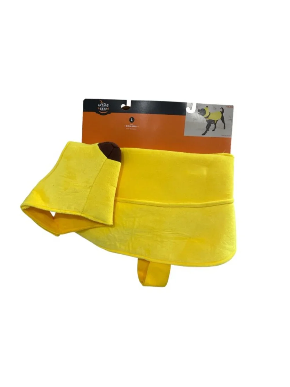 Hyde & Eek! Large Dog Banana Costume Vest & Headpiece Halloween Pet Outfit